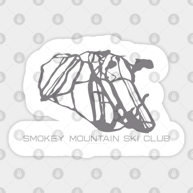 Smokey Mountain Ski Club 3D Sticker by Mapsynergy